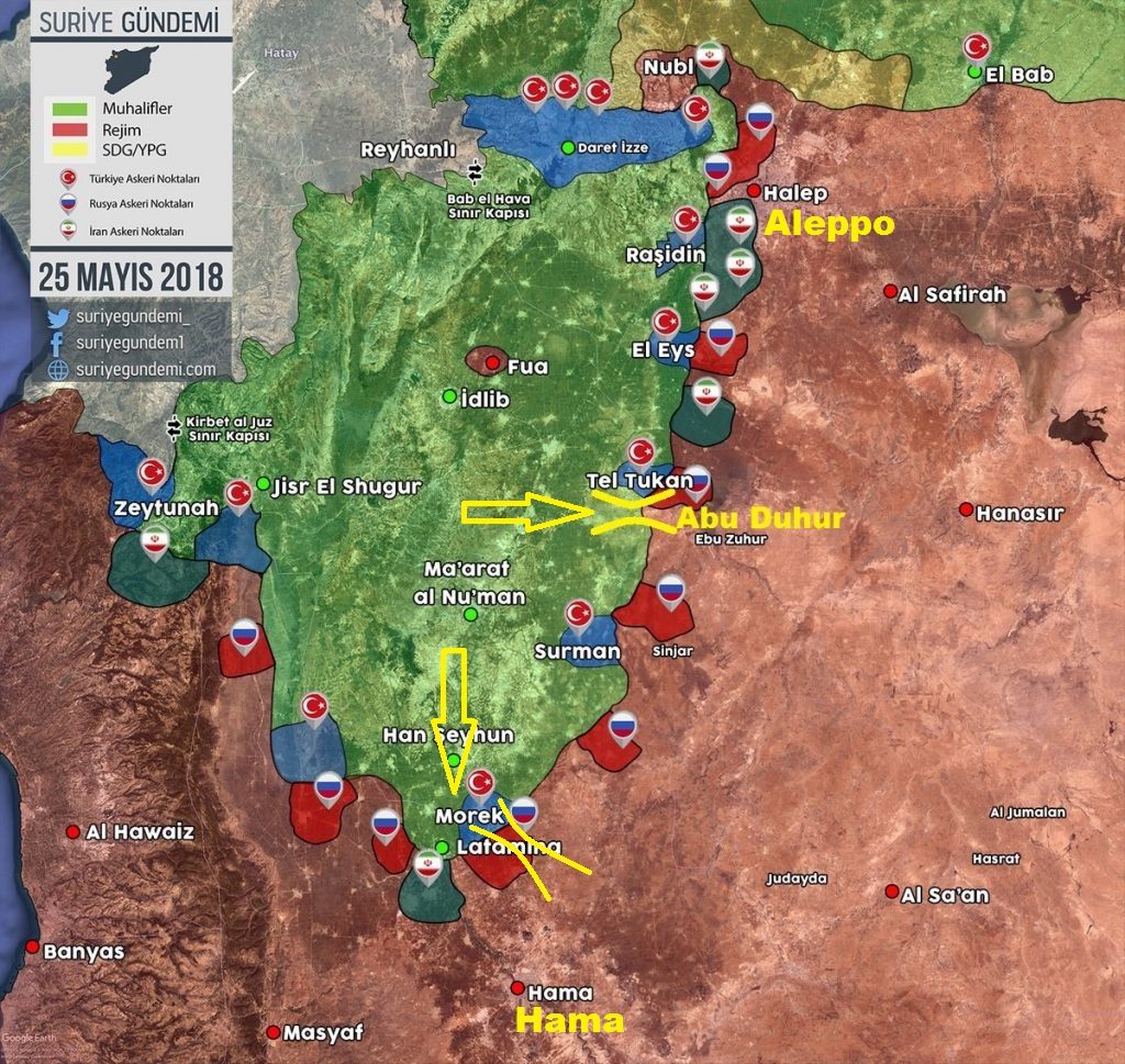 Idlib koridor 12.08.2018