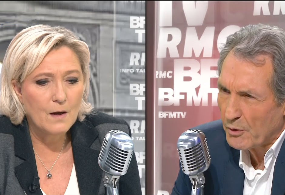 Marine Le Pen - Jean-Jacques Bourdin - RMC