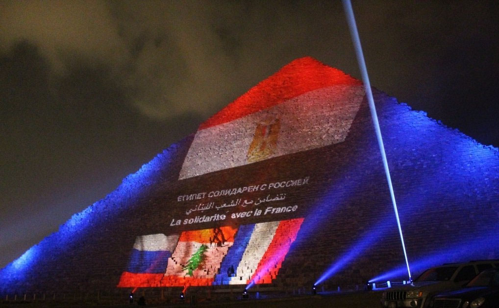 Piramide u Gizi - solidarnost s Iranom Rusijom i Francuskom