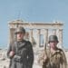 nacisticki i italijanski vojnik ispred Panteona Grčka