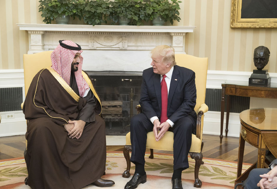 Donald Trump Mohammed bin Salman