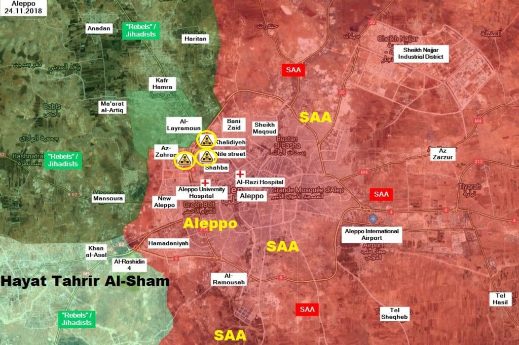 Područje Aleppa napadnuto kemijskim oružjem