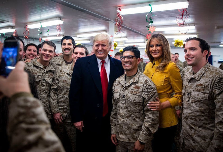 Donald Trump Melania Irak