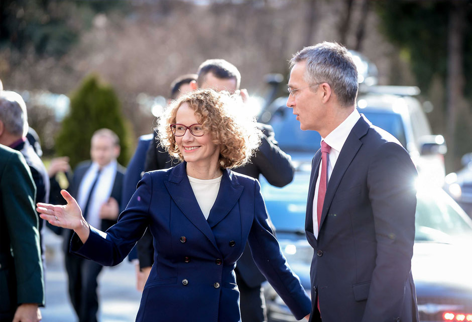 Radmila Šekerinska - Jens Stoltenberg