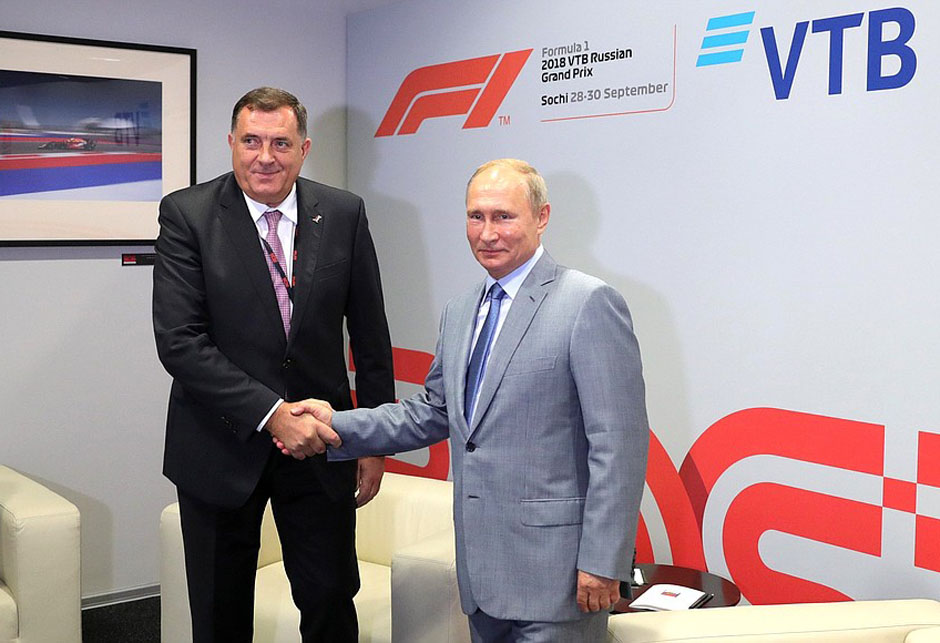 Milorad Dodik Vladimir Putin