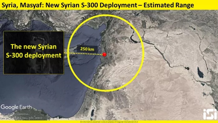 S-300 Sirija najmanji domet 250 km