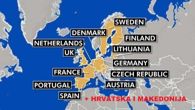 Zemlje Europe koje su priznale Juana Guaidoa