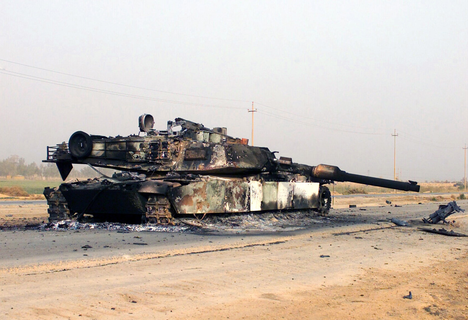 Abrams M1A1 tenkJ aman Al Juburi, Irak
