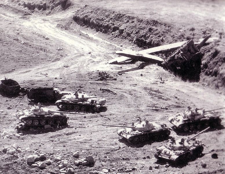 Golanska visoravan 1973. sirijski tenkovi