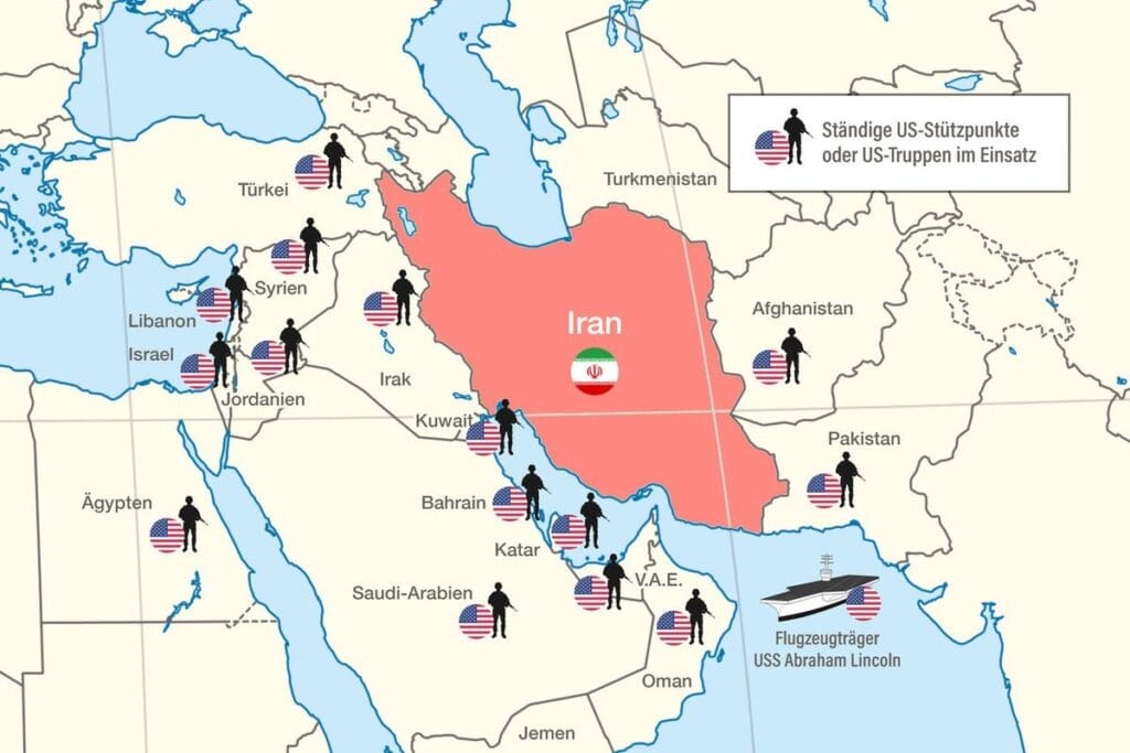 Iran i raspored americkih snaga