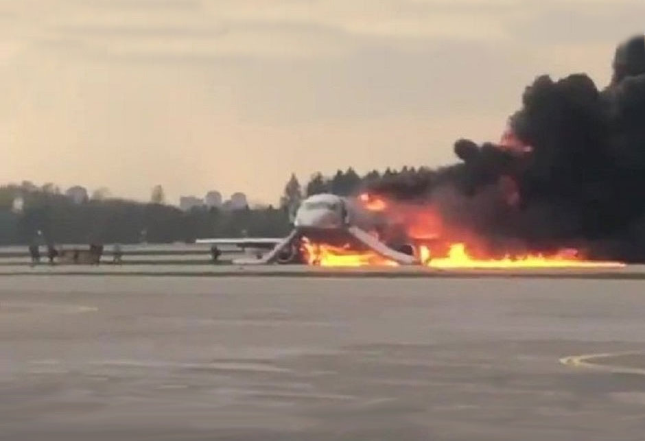 Pad zrakoplova u Rusiji