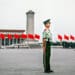 Tiananmen trg Peking Kina