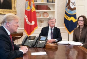 John Bolton i Donald Trump