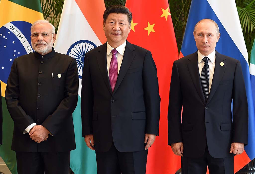 Narendra Modi - Xi Jinping - Vladimir Putin