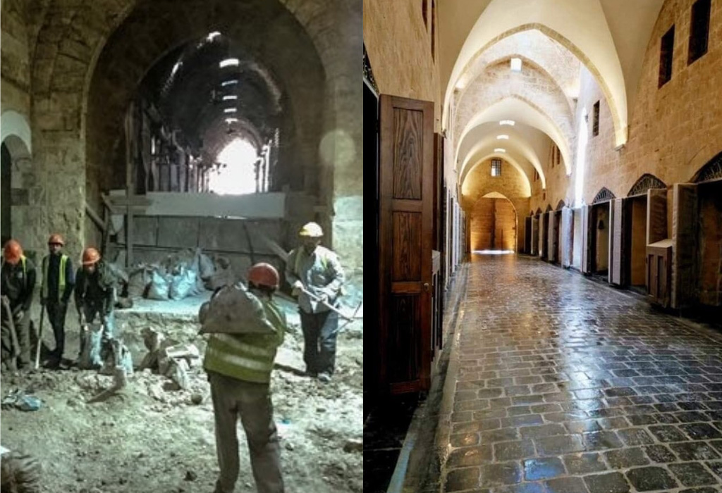 Aleppo obnova- Katedrala Četrdeset mučenika 2