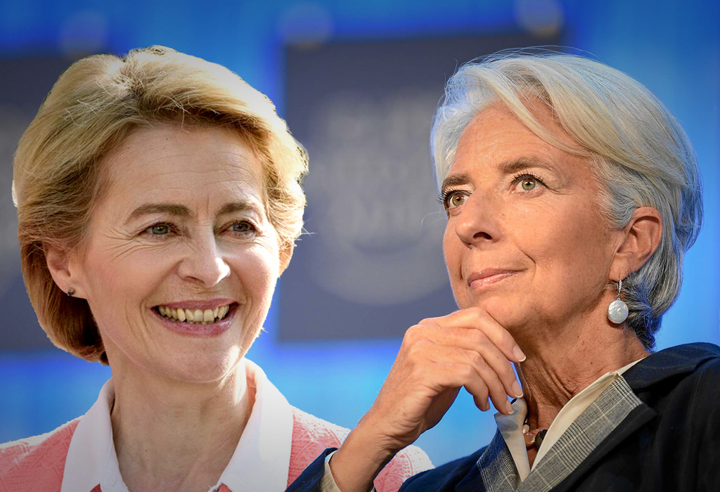 Christine Lagarde i Ursula von der Leyen