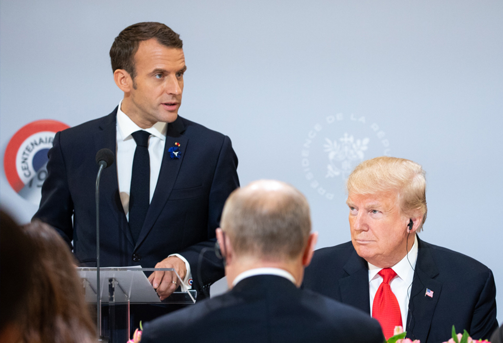 Emmanuel Macron - Donald Trump