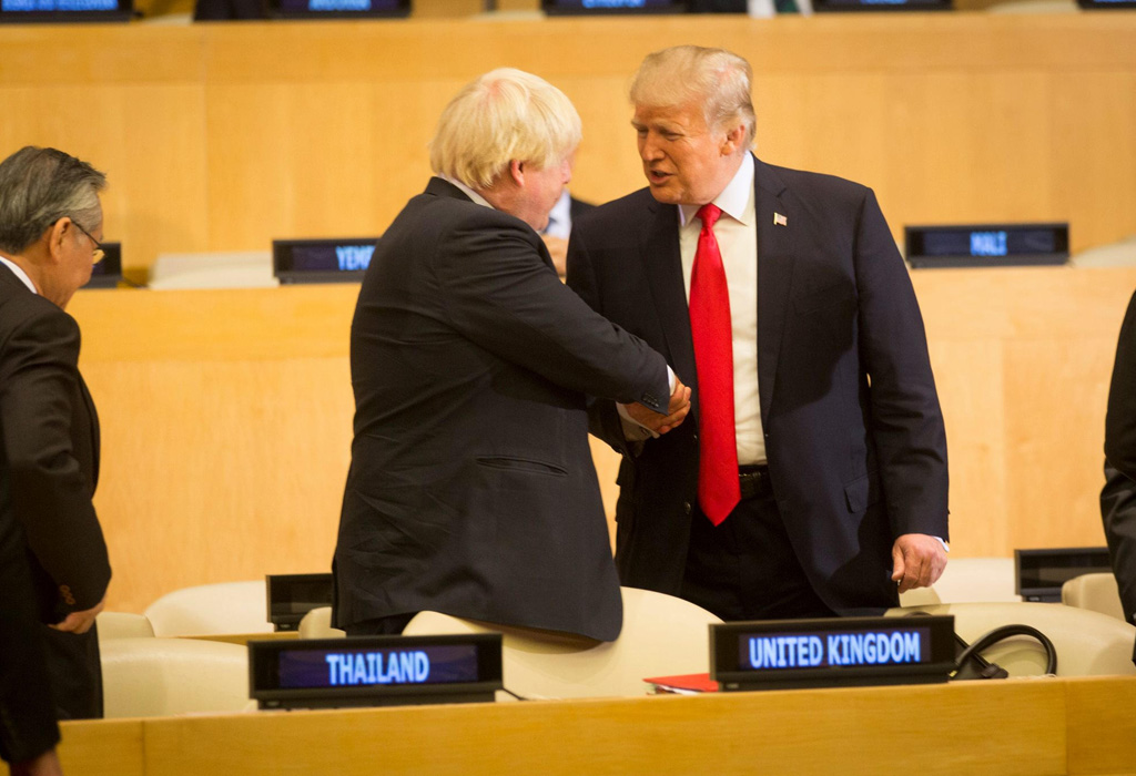 Boris Johnson Donald Trump