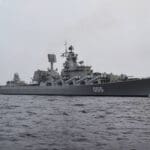 Ruska mornarica Raketna krstarica Marsal Ustinov 055