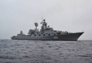 Ruska mornarica Raketna krstarica Marsal Ustinov 055
