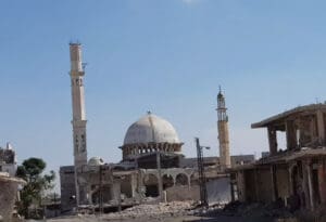 Sirija morek dzamija rat razaranje