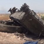 uništen tenk T-55 sirija