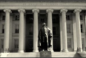 US treasury department sad
