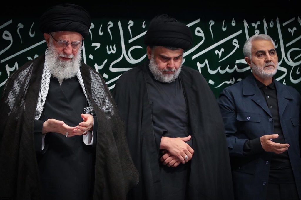 Moqtada Al-Sadr u društvu ajatolaha Alija Hamneija i generala Qassema Suleimanija