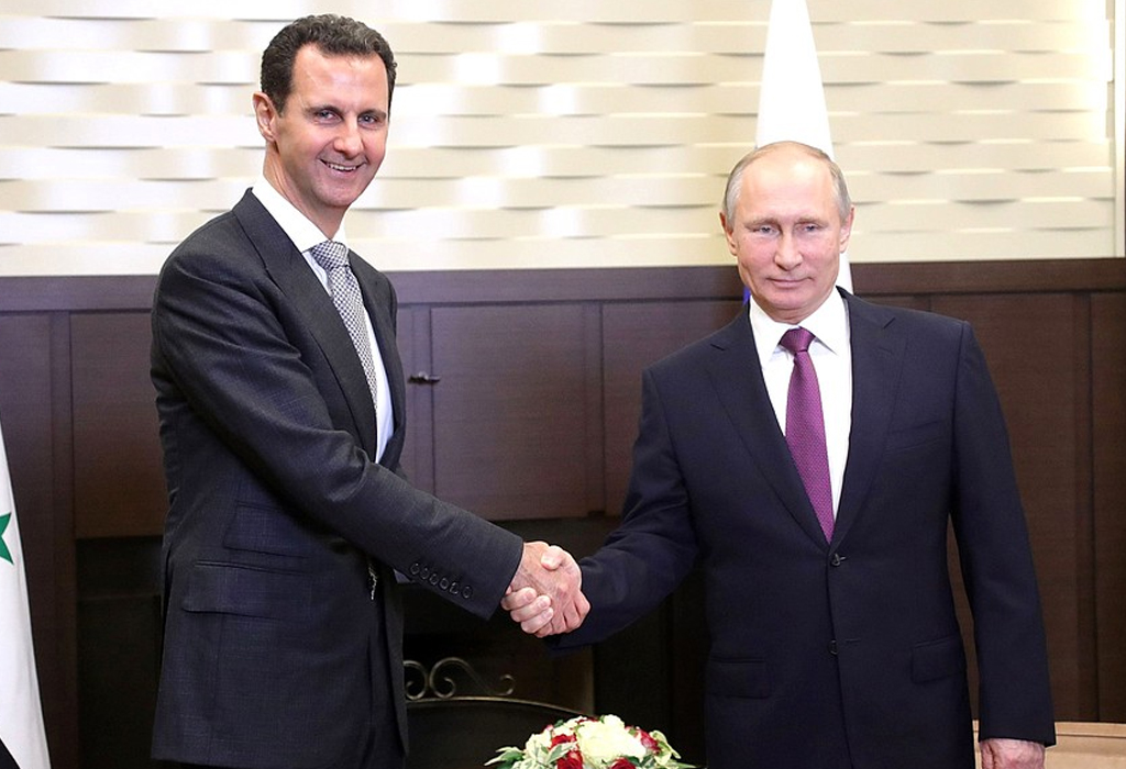 Bashar Al-Assad Vladimir Putin