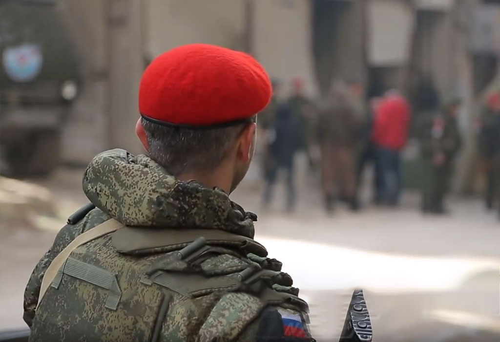 Čečenski vojni policajac u Siriji