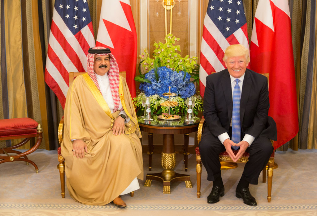 Donald Trump kralj Hamed bin_Issa Bahrain