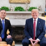 Donald trump SAD Andzej Duda Poljska