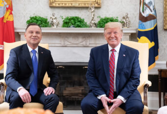 Donald trump SAD Andzej Duda Poljska