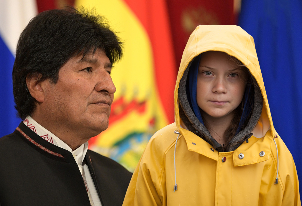 Evo Morales Greta Thunberg