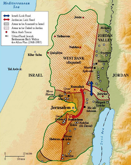 Jordanska dolina izrael palestina