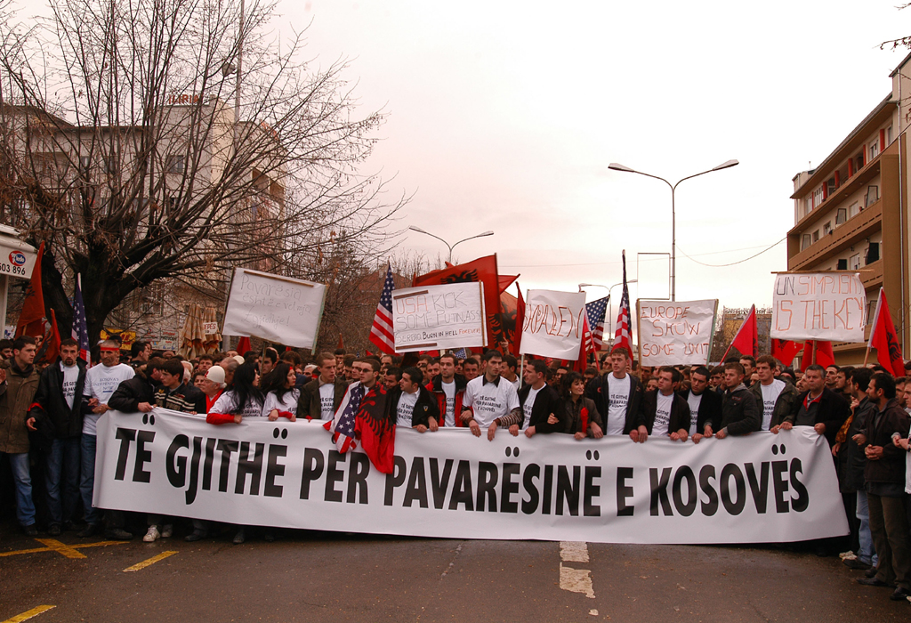 Kosovo Pristina protesti siptari