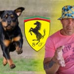 Ljubiša Kobas i pas Bobi koji trči 380 km na sat