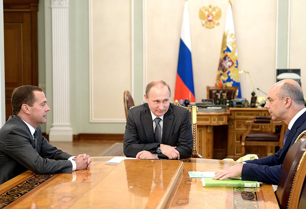 Dmitri Medvedev, Vladimir Putin, Anton Siluanov
