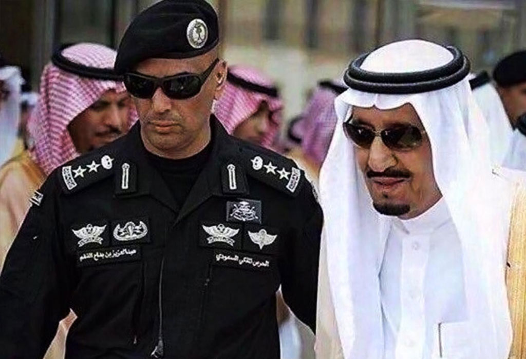 General Abdulaziz Al-Fagham i saudijski kralj Salman bin Abdulaziz