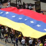 Venezuela zastava protest
