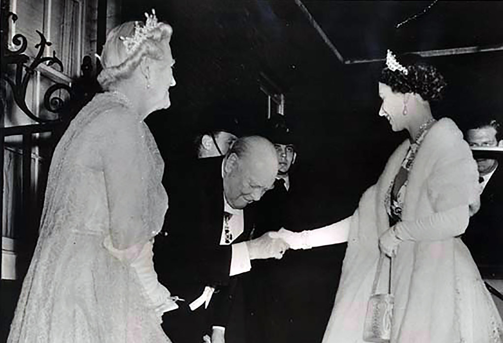 winston clementine Churchill i kraljica Elizabetha II