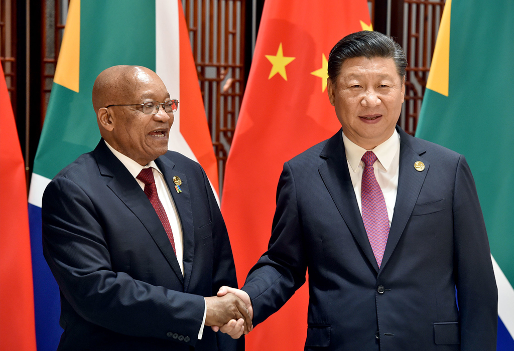 xi jinping i Jacob Zuma