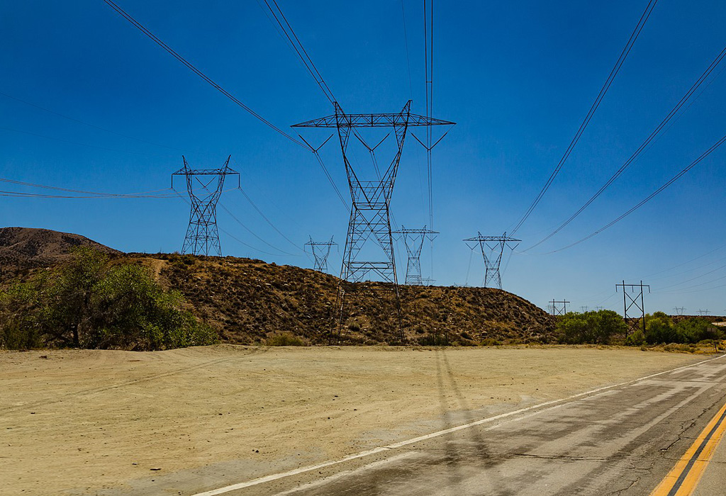 Dalekovod elektro mreža Los Angeles California
