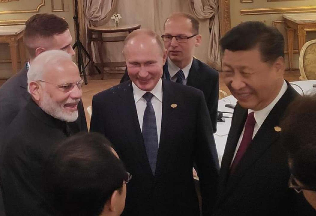 Narendra Modi, Vladimir Putin i Xi Jinping