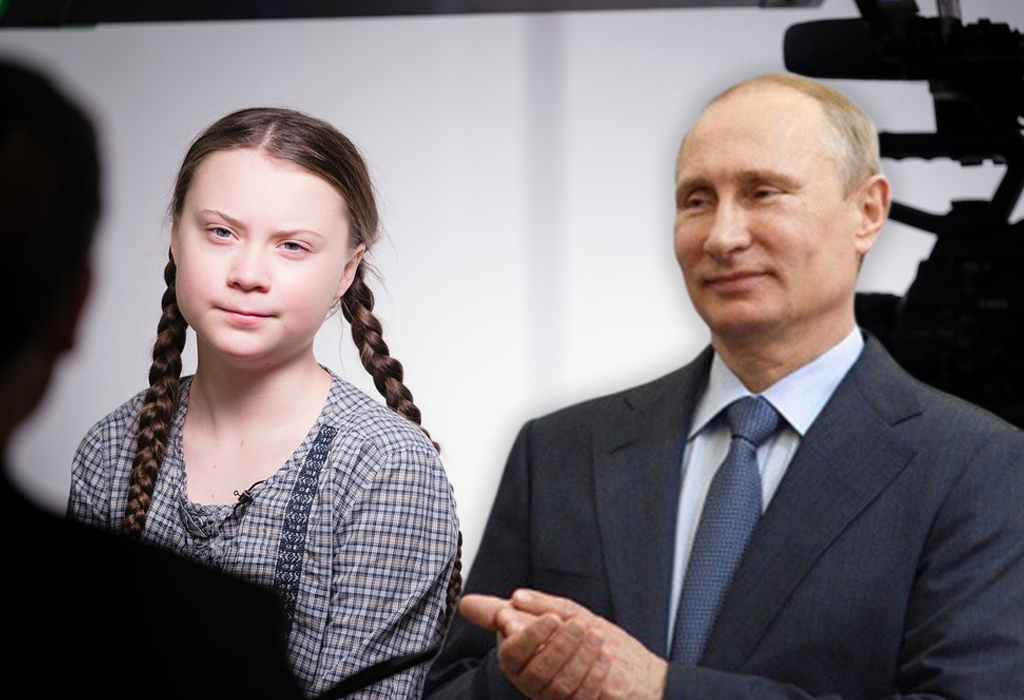 Greta Thunberg Vladimir Putin