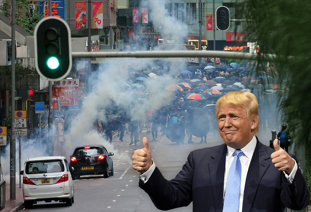 Hong Kong Donald Trump
