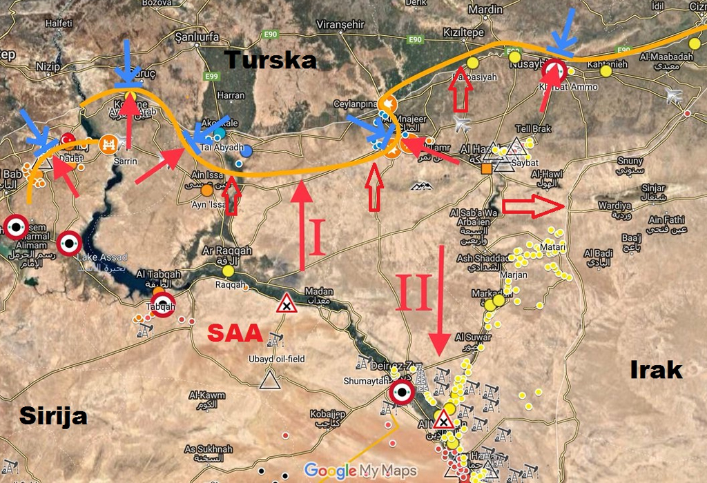 Napredovanje sirijske vojske i ruskih obavještajaca