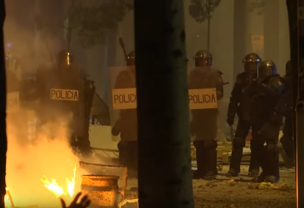 Protesti Katalonija policija