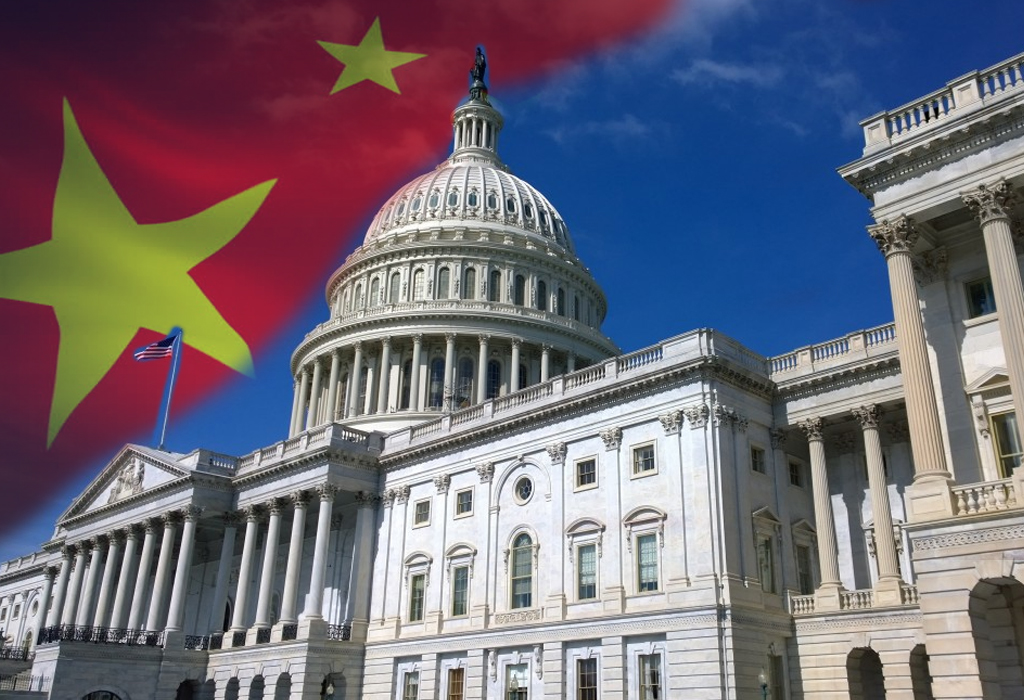 Američki senat Kineska zastava