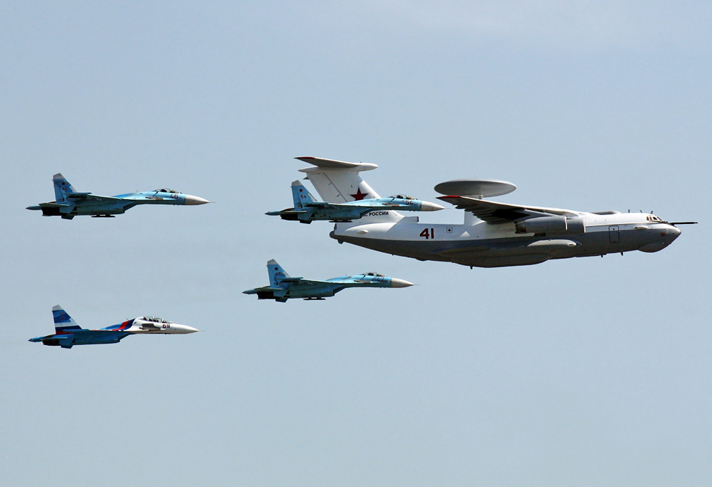 Beriev A-50, Sukhoi Su-27,Sukhoi Su-30 VVS ruski avioni